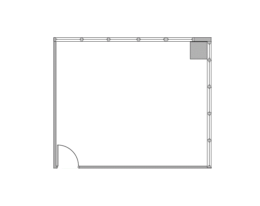 Floor plan of Flexible Office Space for Rent at 8330-8360 Lyndon B Johnson Fwy B628