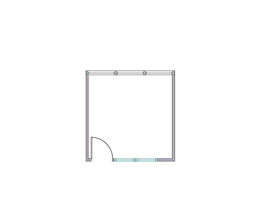 Floor plan of Flexible Office Space for Rent at 8330-8360 Lyndon B Johnson Fwy B684