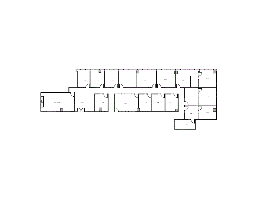 Floor plan of Flexible Office Space for Rent at 8330-8360 Lyndon B Johnson Fwy B725.WS
