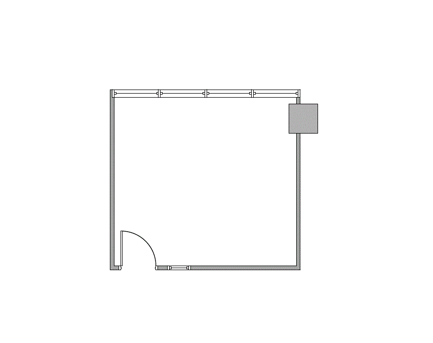 Floor plan of Flexible Office Space for Rent at 8330-8360 Lyndon B Johnson Fwy B733