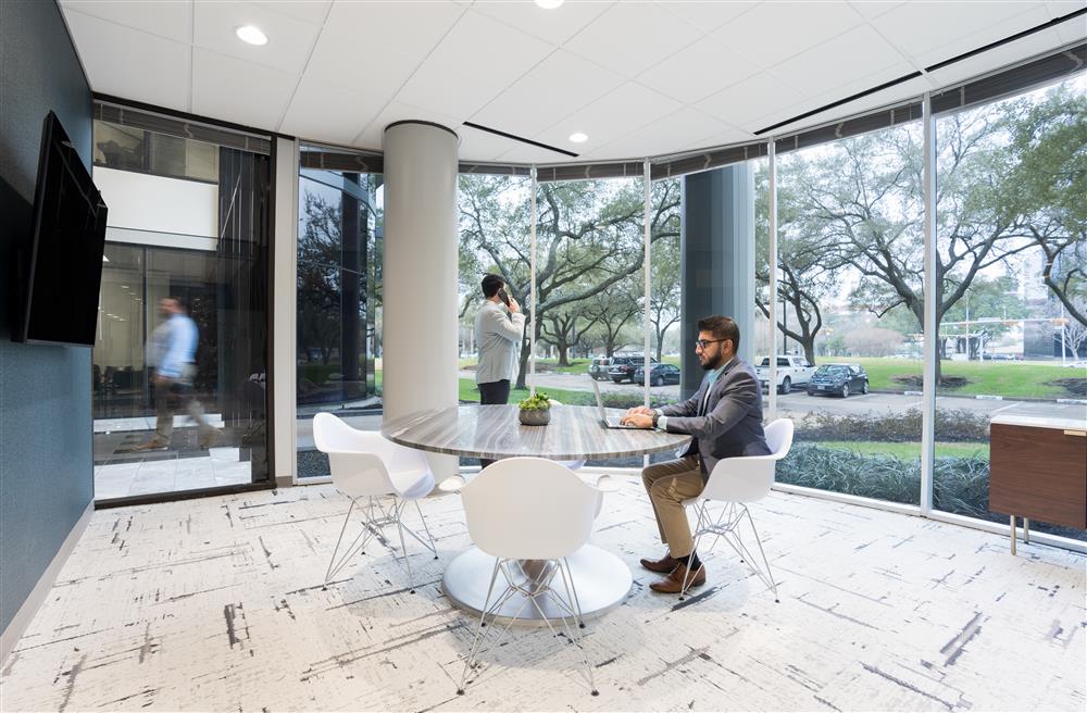 Interior images of Flexible office space at 11011 Richmond Ave 12