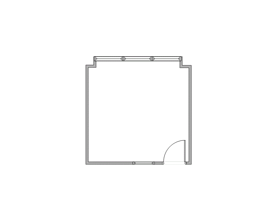 Floor plan of Flexible Office Space for Rent at 11011 Richmond Ave 166
