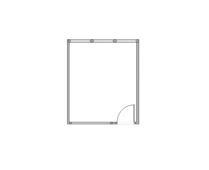 Floor plan of Flexible Office Space for Rent at 11011 Richmond Ave 710