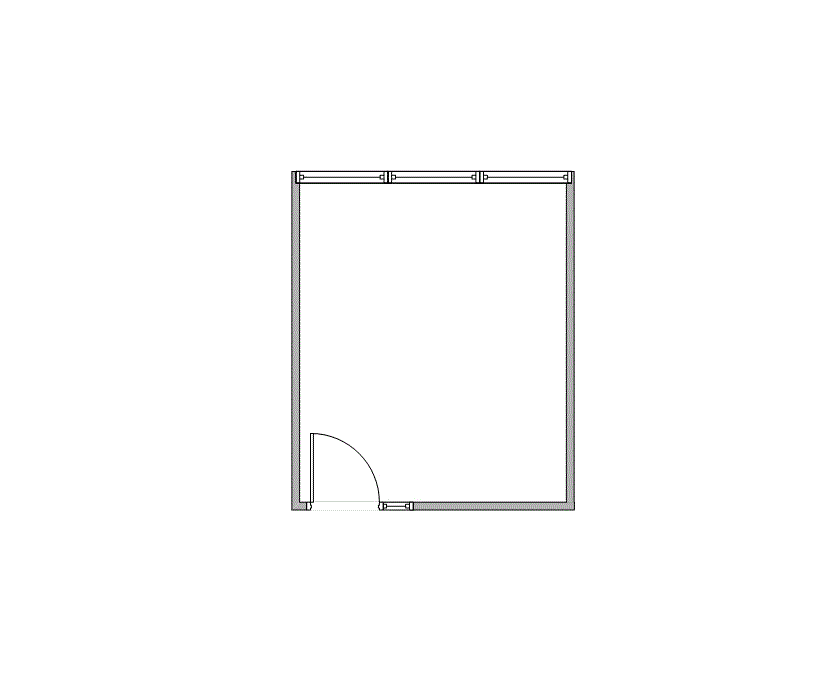Floor plan of Flexible Office Space for Rent at 11011 Richmond Ave 714