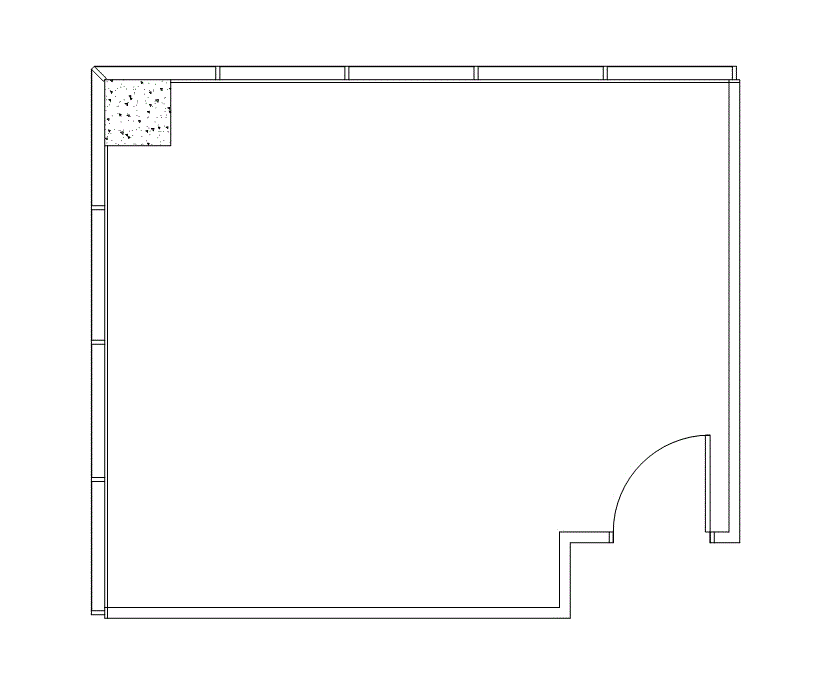Floor plan of Flexible Office Space for Rent at 11011 Richmond Ave 720