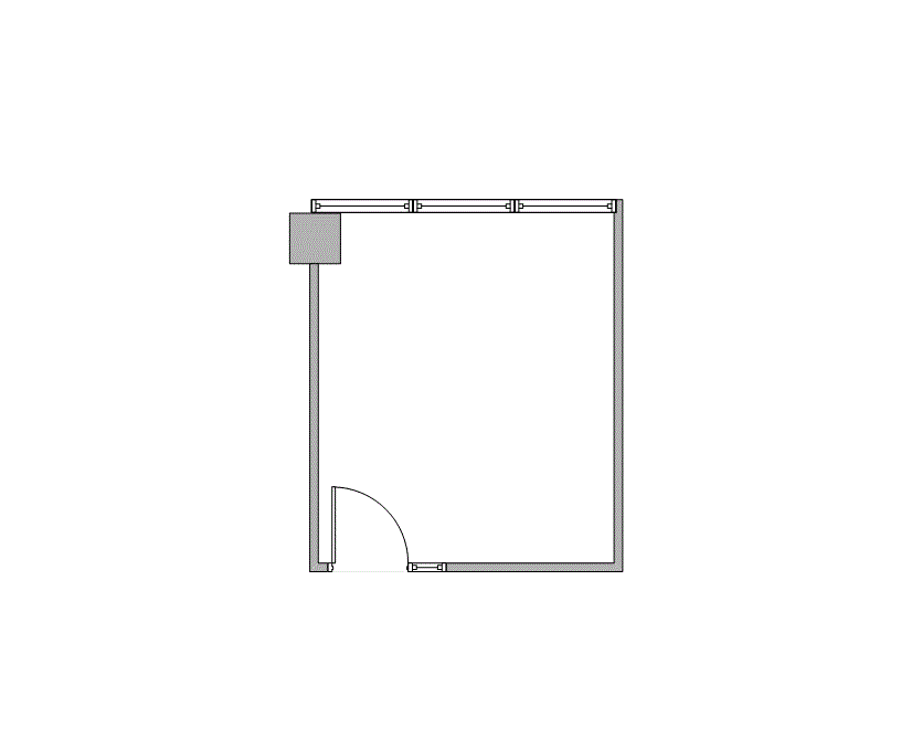 Floor plan of Flexible Office Space for Rent at 11011 Richmond Ave 736