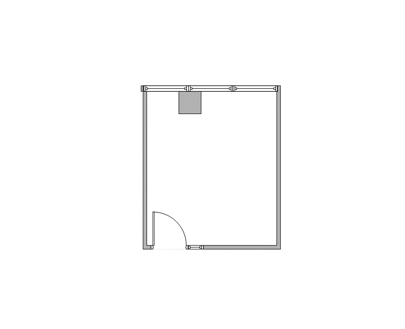 Floor plan of Flexible Office Space for Rent at 11011 Richmond Ave 740