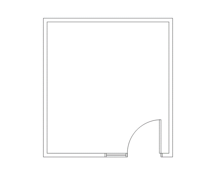 Floor plan of Flexible Office Space for Rent at 11011 Richmond Ave 763