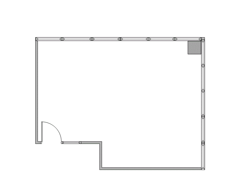 Floor plan of Flexible Office Space for Rent at 11011 Richmond Ave 776