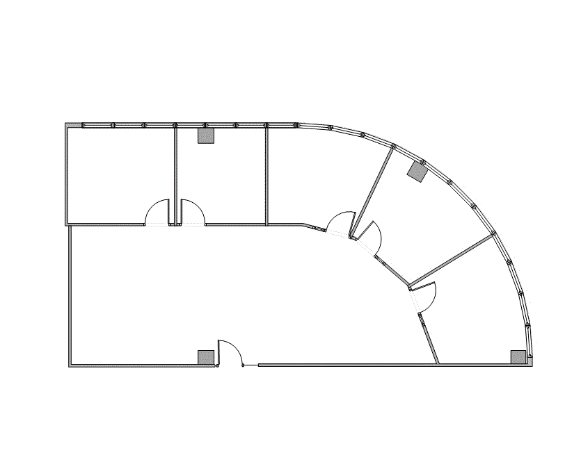 Floor plan of Flexible Office Space for Rent at 11011 Richmond Ave 825
