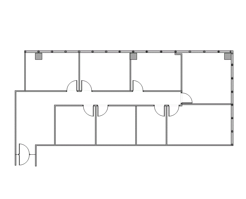 Floor plan of Flexible Office Space for Rent at 11011 Richmond Ave 870