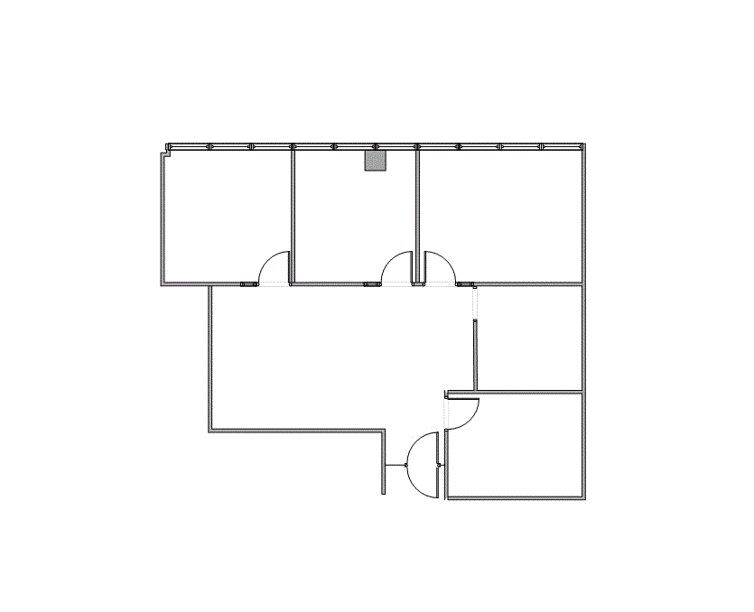 Floor plan of Flexible Office Space for Rent at 11011 Richmond Ave 890