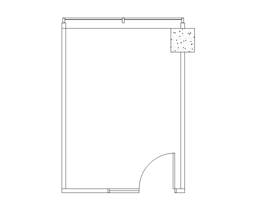 Floor plan of Flexible Office Space for Rent at 2401 Fountain View Dr 534