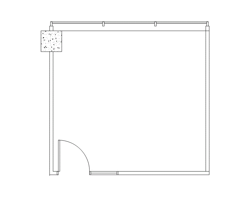 Floor plan of Flexible Office Space for Rent at 2401 Fountain View Dr 538
