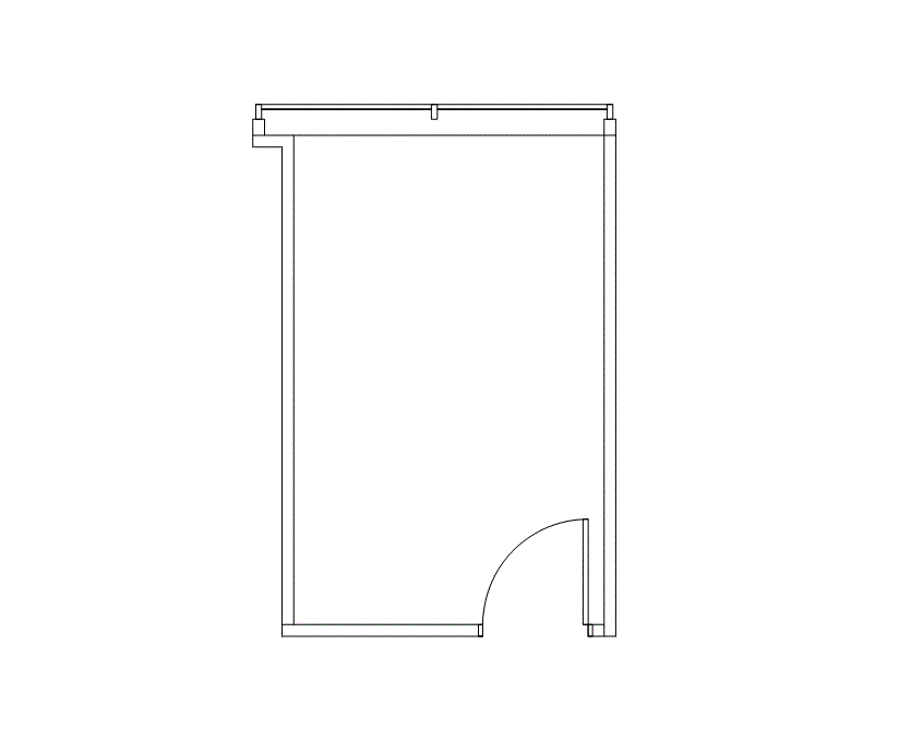 Floor plan of Flexible Office Space for Rent at 2401 Fountain View Dr 542