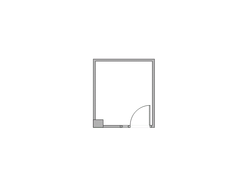 Floor plan of Flexible Office Space for Rent at 12808 West Airport Blvd 260F