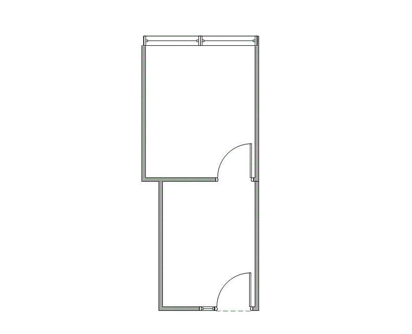Floor plan of Flexible Office Space for Rent at 12808 West Airport Blvd 260J