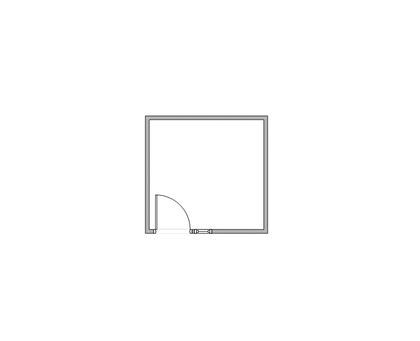 Floor plan of Flexible Office Space for Rent at 12808 West Airport Blvd 270B