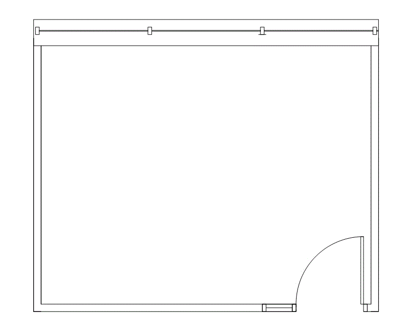 Floor plan of Flexible Office Space for Rent at 12808 West Airport Blvd 270C