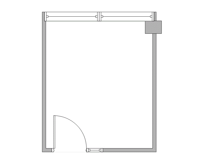 Floor plan of Flexible Office Space for Rent at 12808 West Airport Blvd 270K