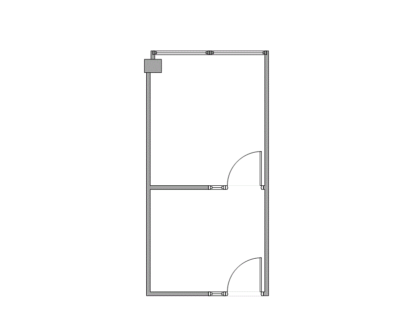 Floor plan of Flexible Office Space for Rent at 12808 West Airport Blvd 275J