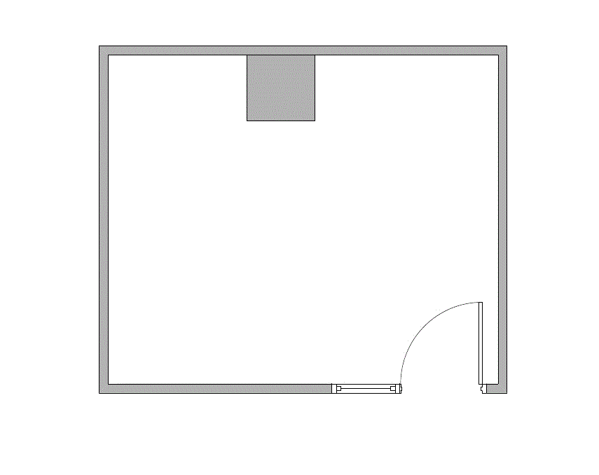Floor plan of Flexible Office Space for Rent at 2821-2851 South Parker Road 1-0102