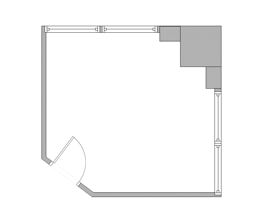 Floor plan of Flexible Office Space for Rent at 2821-2851 South Parker Road 1-0106