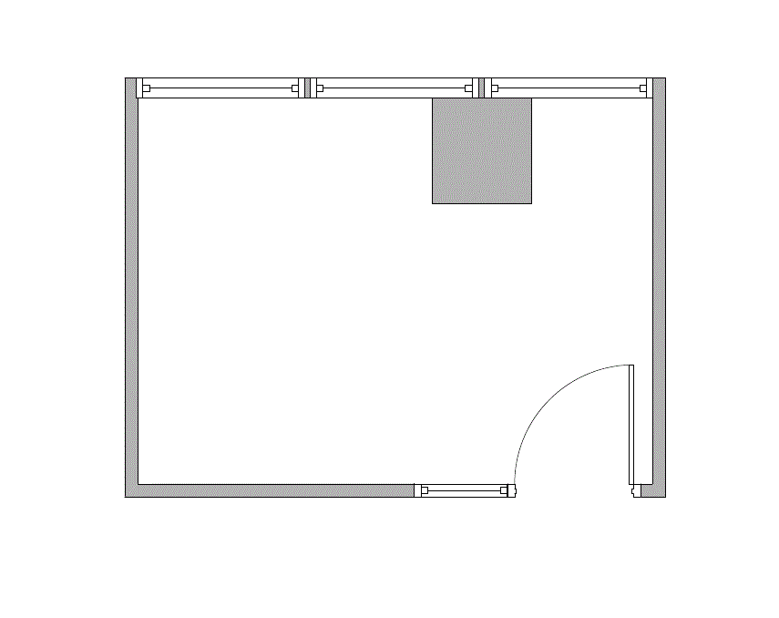 Floor plan of Flexible Office Space for Rent at 2821-2851 South Parker Road 1-0112