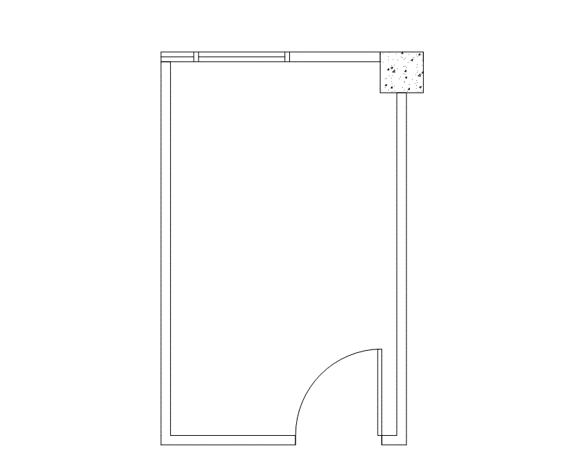 Floor plan of Flexible Office Space for Rent at 4676 Admiralty Way 805