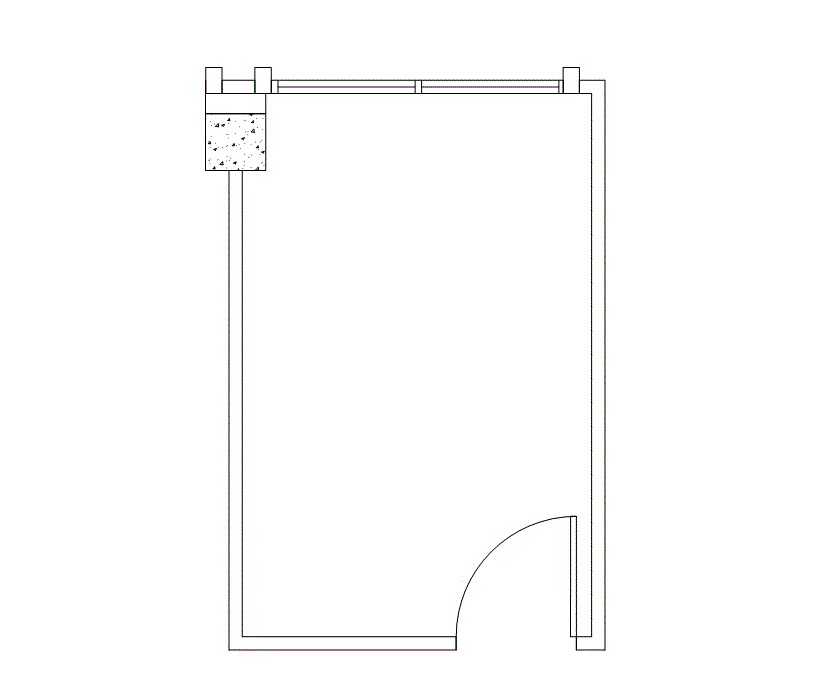 Floor plan of Flexible Office Space for Rent at 4676 Admiralty Way 815