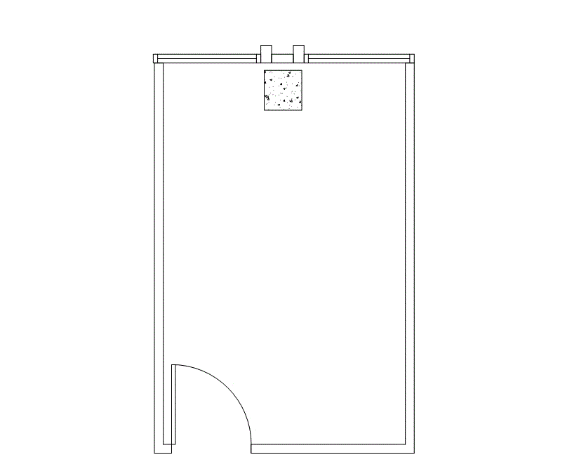Floor plan of Flexible Office Space for Rent at 4676 Admiralty Way 825