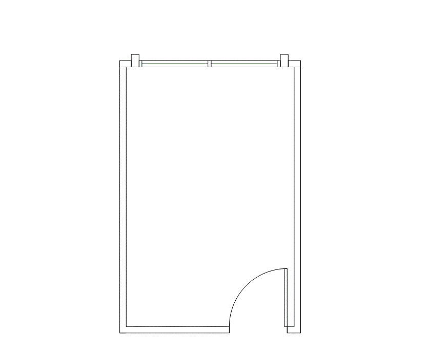 Floor plan of Flexible Office Space for Rent at 4676 Admiralty Way 833