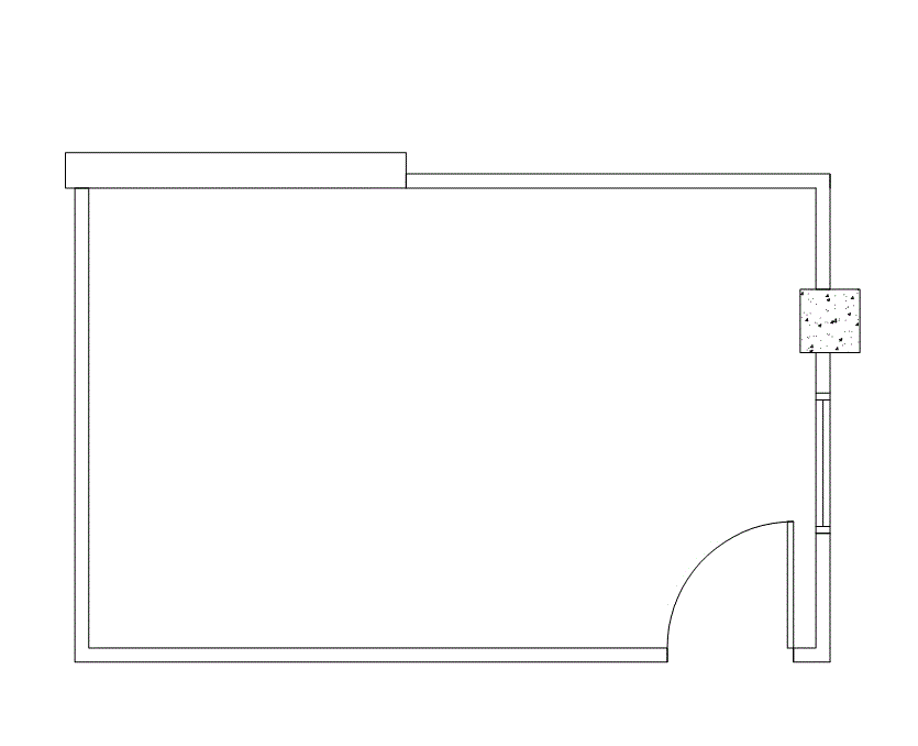 Floor plan of Flexible Office Space for Rent at 4676 Admiralty Way 843