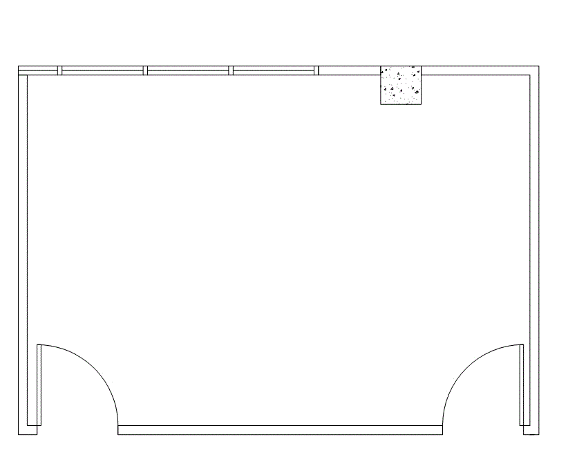 Floor plan of Flexible Office Space for Rent at 4676 Admiralty Way 844