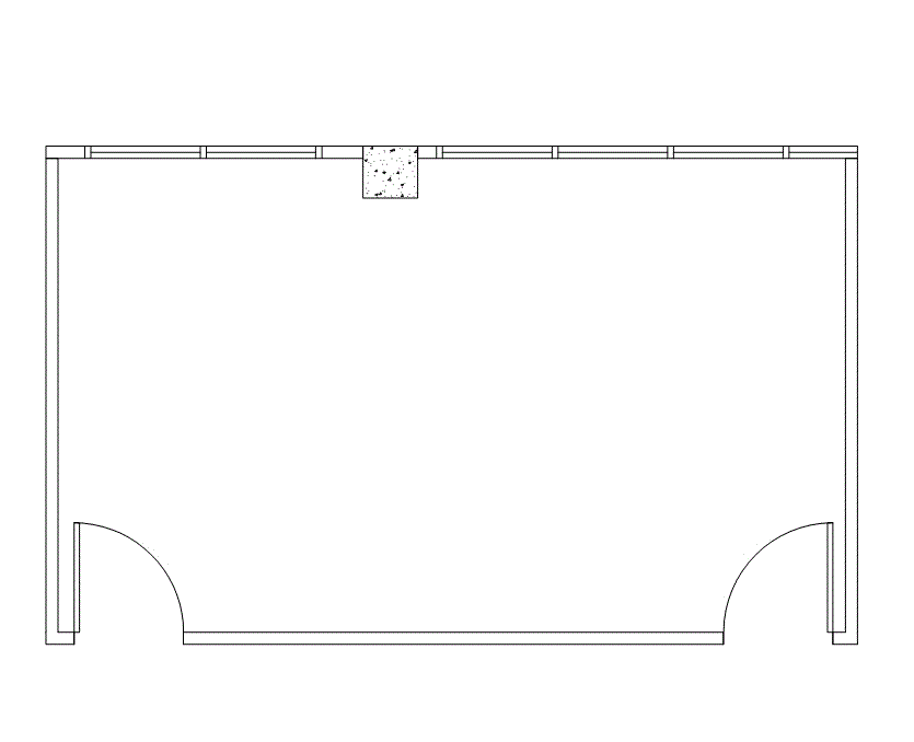 Floor plan of Flexible Office Space for Rent at 4676 Admiralty Way 845