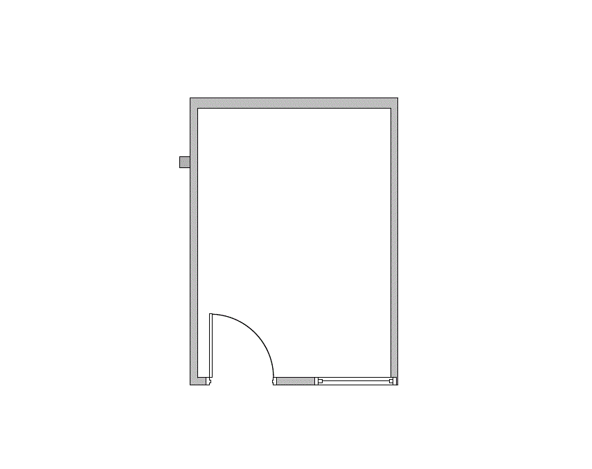 Floor plan of Flexible Office Space for Rent at 11225 North 28th Drive A102-07