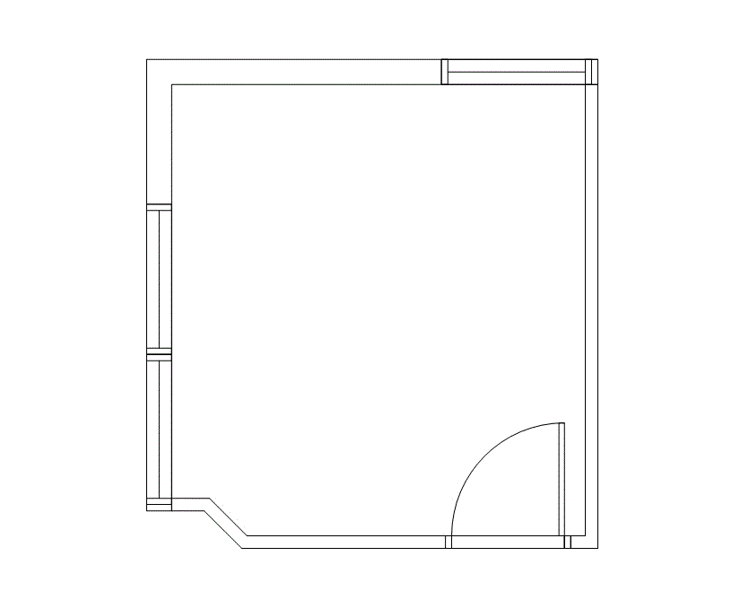 Floor plan of Flexible Office Space for Rent at 11225 North 28th Drive A102-18