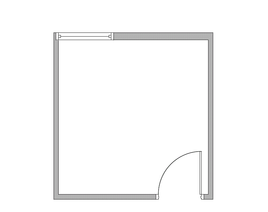 Floor plan of Flexible Office Space for Rent at 11225 North 28th Drive B212