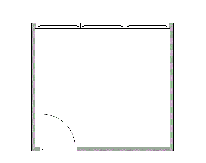 Floor plan of Flexible Office Space for Rent at 11225 North 28th Drive B222
