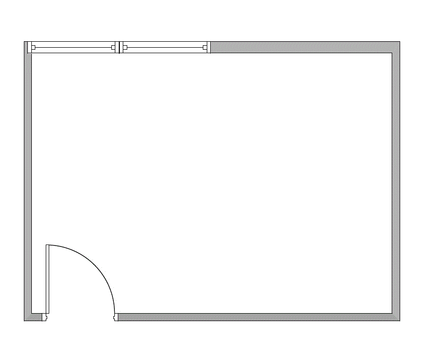 Floor plan of Flexible Office Space for Rent at 11225 North 28th Drive B232