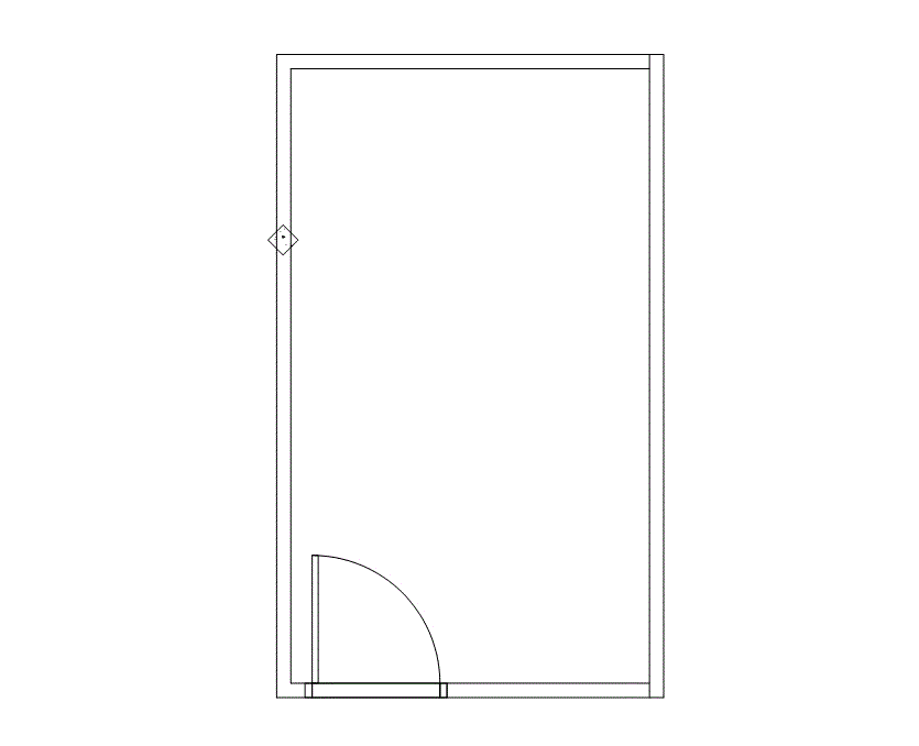Floor plan of Flexible Office Space for Rent at 11225 North 28th Drive B243