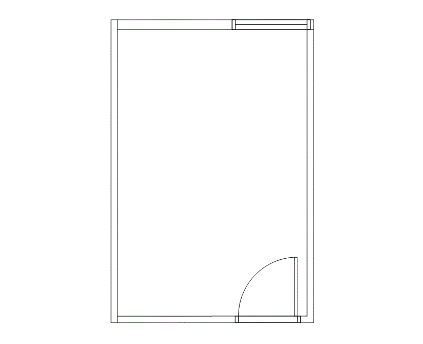 Floor plan of Flexible Office Space for Rent at 11225 North 28th Drive B248