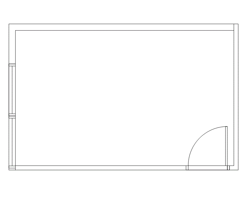 Floor plan of Flexible Office Space for Rent at 11225 North 28th Drive B250