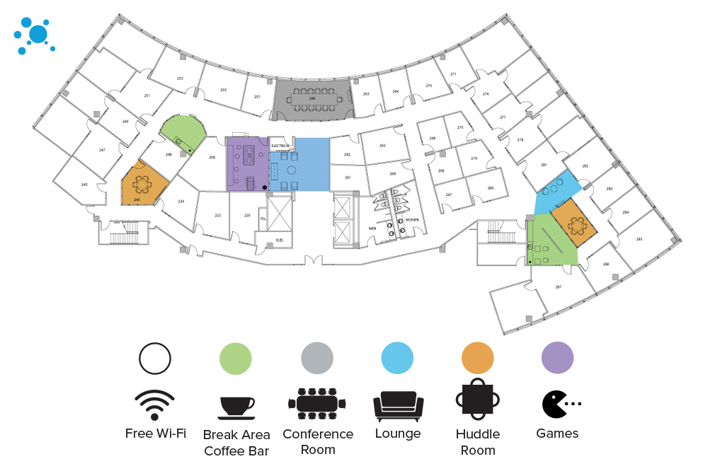 Interior images of Flexible office space at 14800 Quorum Drive 3