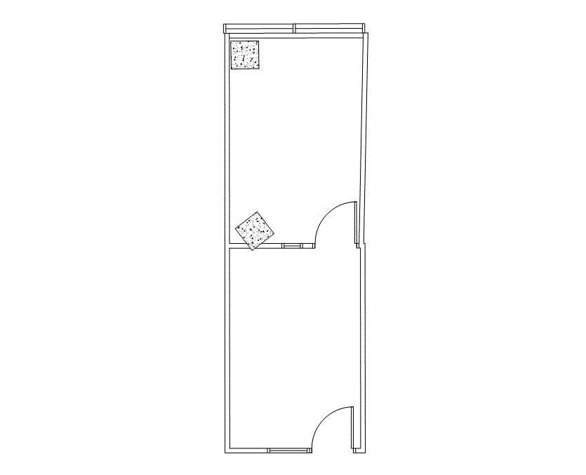 Floor plan of Flexible Office Space for Rent at 14800 Quorum Drive 249