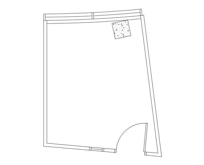 Floor plan of Flexible Office Space for Rent at 14800 Quorum Drive 258