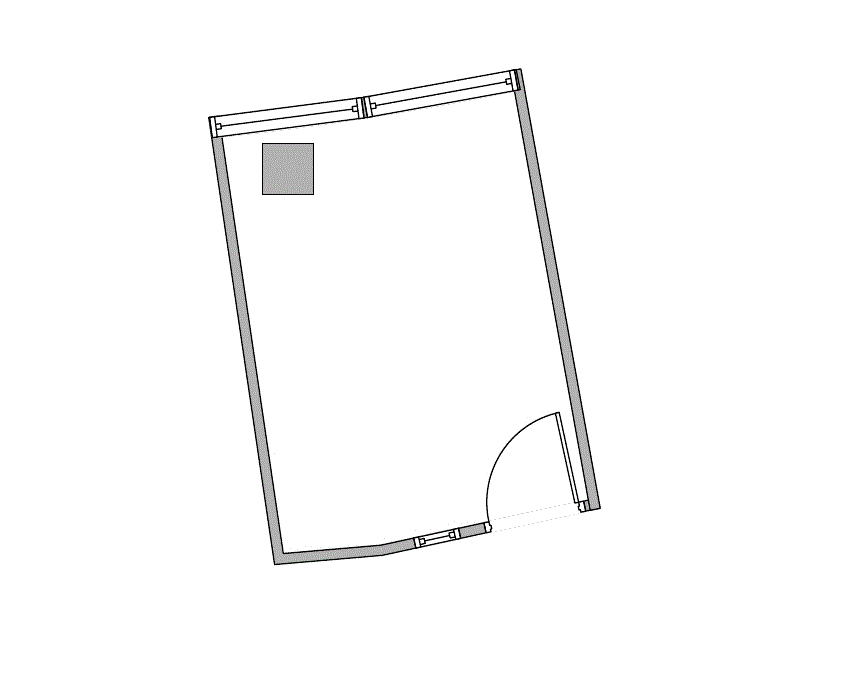 Floor plan of Flexible Office Space for Rent at 14800 Quorum Drive 263
