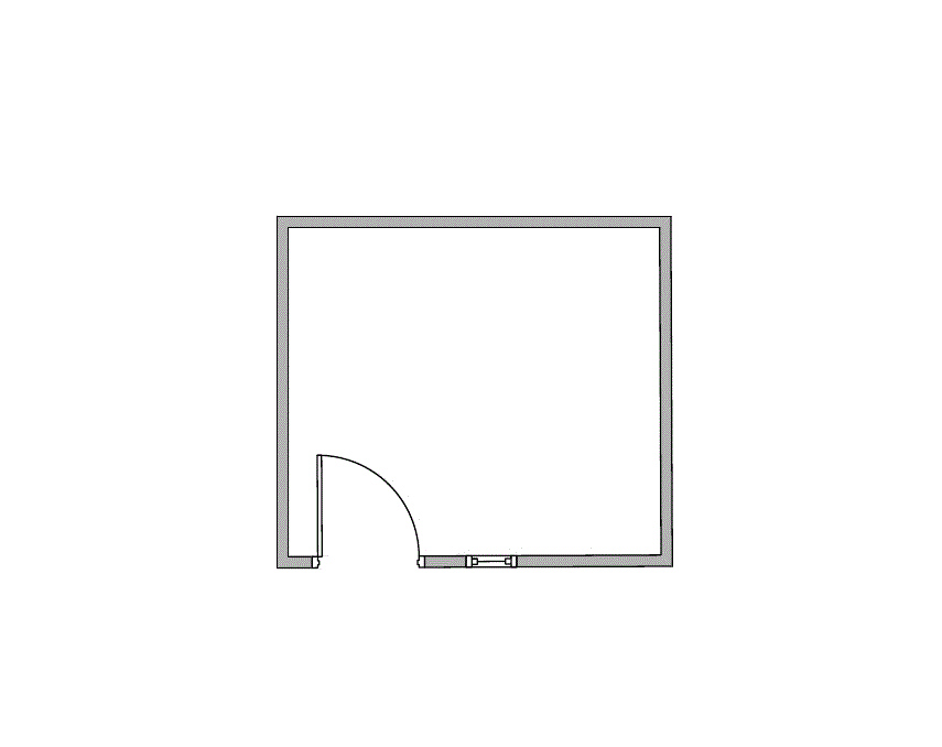 Floor plan of Flexible Office Space for Rent at 14800 Quorum Drive 267