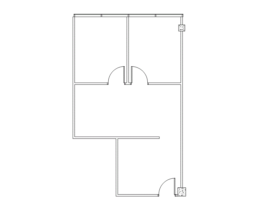Floor plan of Flexible Office Space for Rent at 13201 Northwest Freeway 415