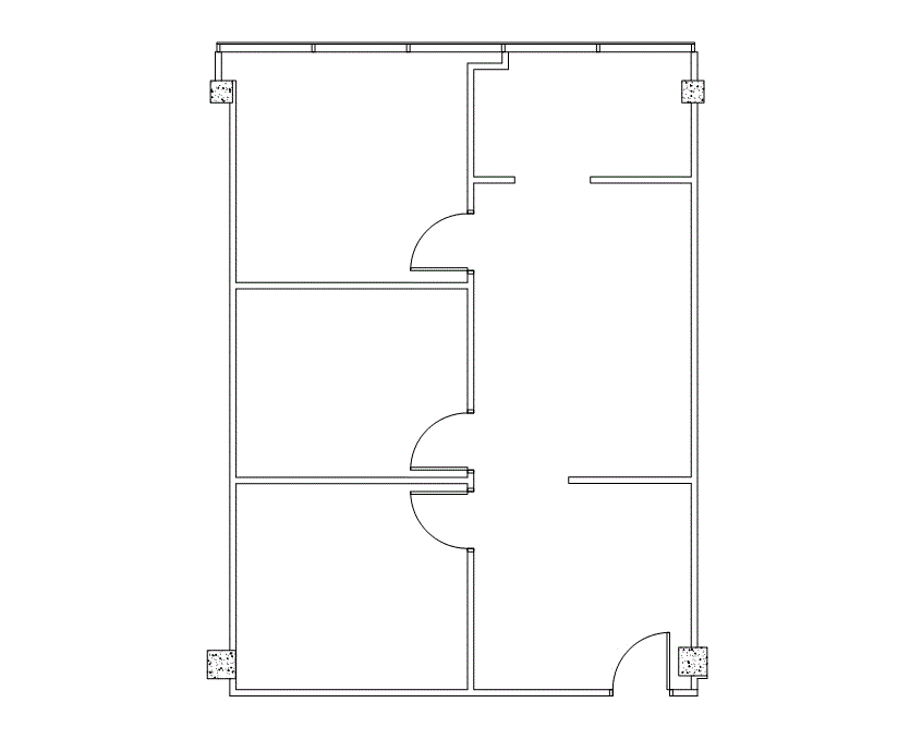 Floor plan of Flexible Office Space for Rent at 13201 Northwest Freeway 470